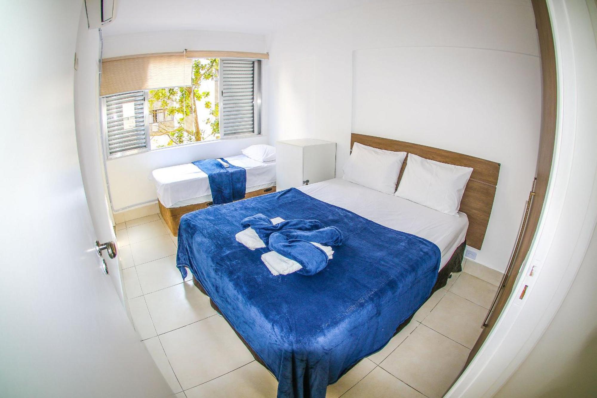 5E-Pe Na Areia Da Praia Do Tombo, 2 Quartos, Ar Cond, 2 Banheiros,2 Vagas+Roupas De Cama กัวรูจา ภายนอก รูปภาพ